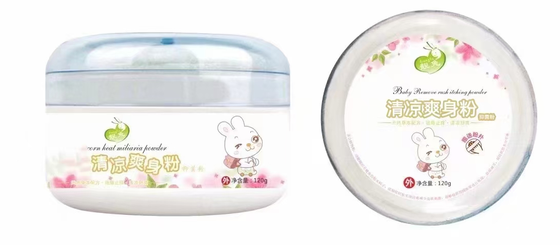 清凉爽身粉  100g  痱子粉 